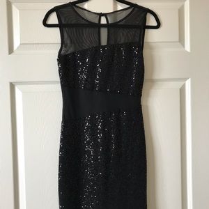 New Year’s Sequin Black Dress - Size 5